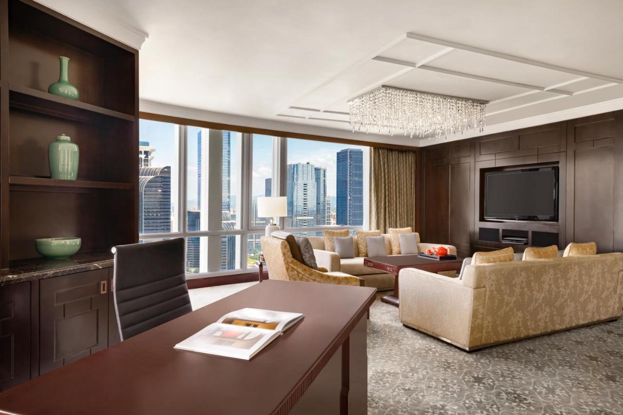 Futian Shangri-La, Shenzhen,Near To Shenzhen Convention&Exhibition Centre, Futian Railway Station Buitenkant foto